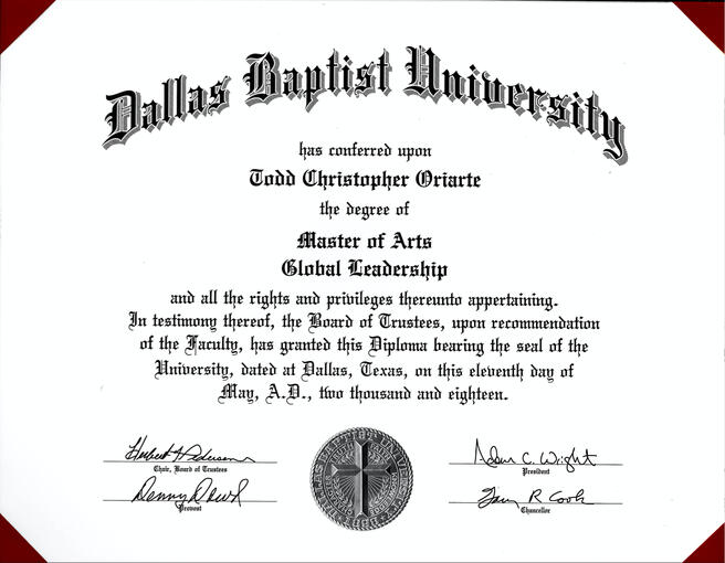 Master of Arts